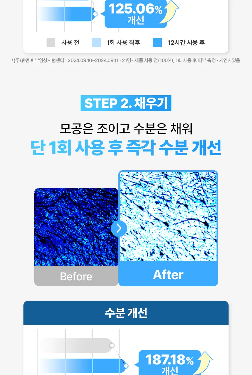 [모공즉각개선/자극진정]메디앤서 콜라겐 나노샷 마스크 10매 포어/카밍 택 1 상세페이지 14